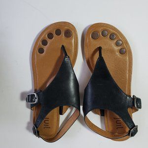 Jul Black Leather Sandals - 8M - NWOT